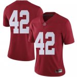 Women's Alabama Crimson Tide #42 Sam Reed Crimson Limited NCAA College Football Jersey 2403VWNR8